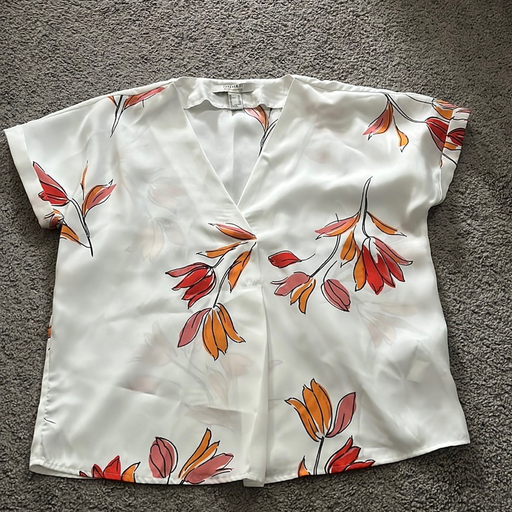 Forever 21 Floral Blouse